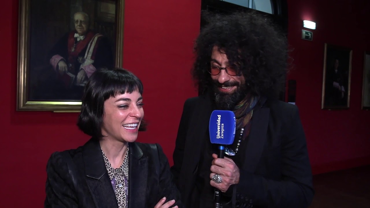 Nata Moreno y Ara Malikian presentan 'Ara Malikian, una vida entre las cuerdas' en Unizar