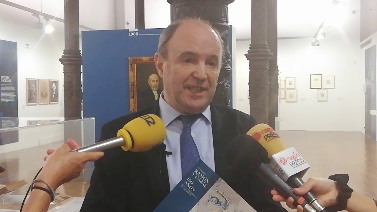 Rueda de prensa expo 'Santiago Ramón y Cajal. 150 años en la Universidad de Zaragoza' (7/10/19)