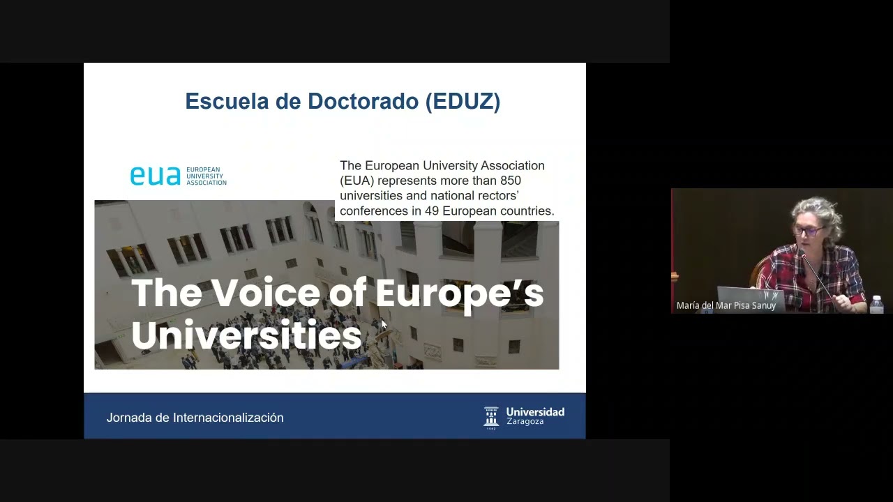 Escuela de doctorado  Asistencia a CDE EU